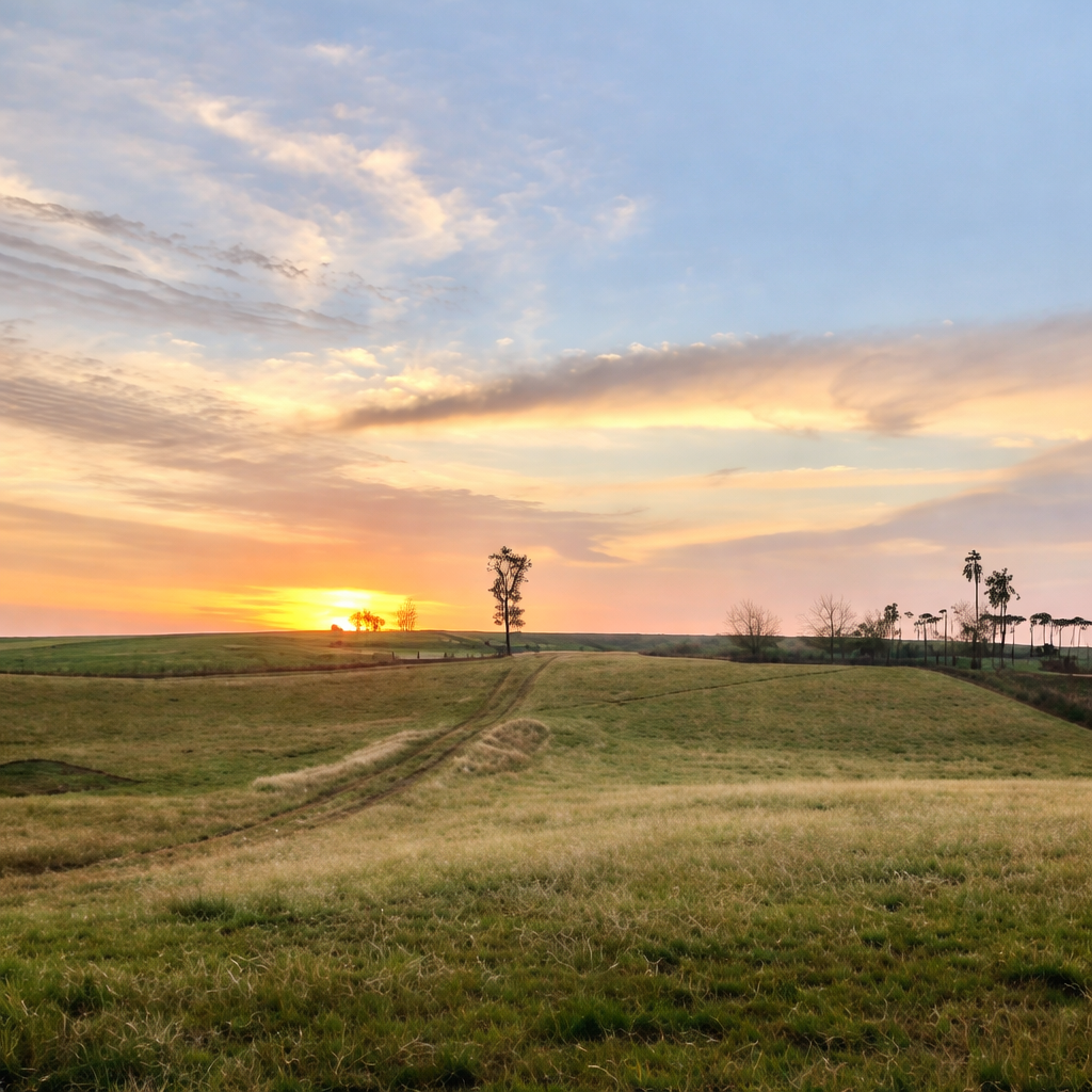 Paisagem gaúcha — origem do nome Meridian